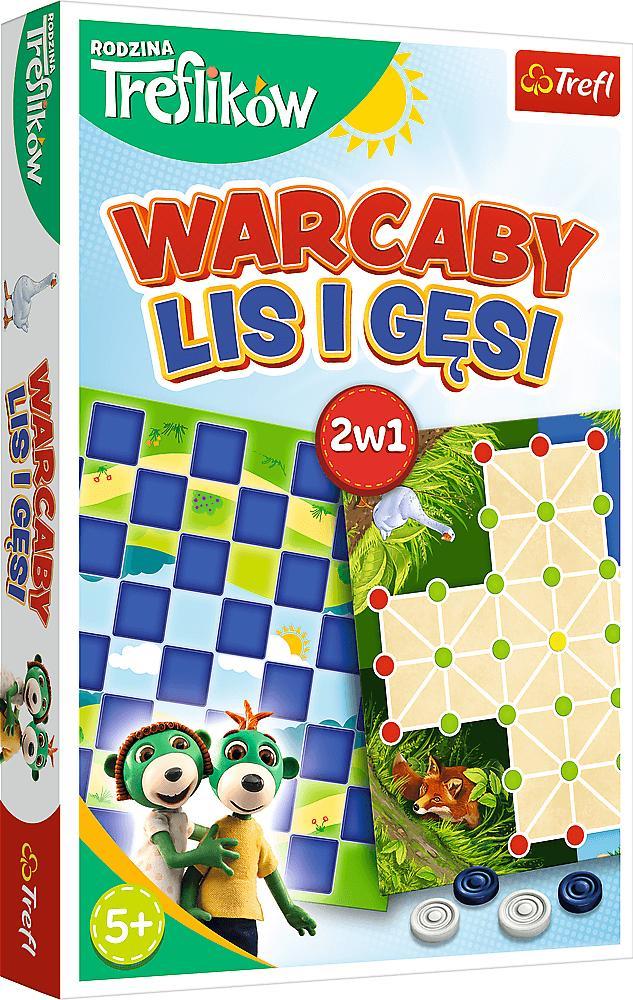 Trefl Warcaby Lis i Gęsi - Rodzina Treflików 02301 Trefl