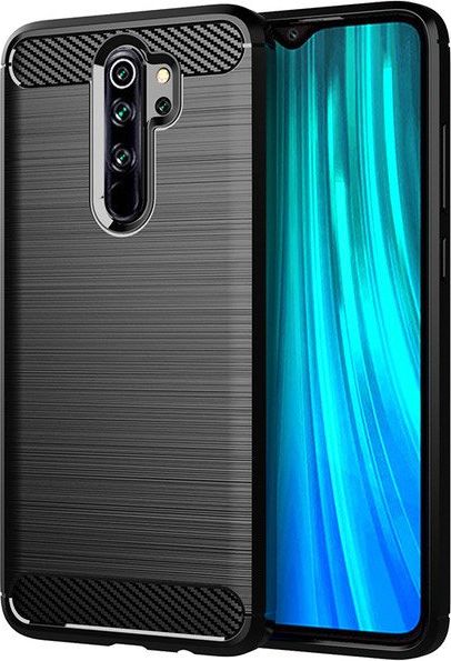 Hurtel Carbon Case elastyczne etui pokrowiec Xiaomi Redmi Note 8 Pro czarny uniwersalny