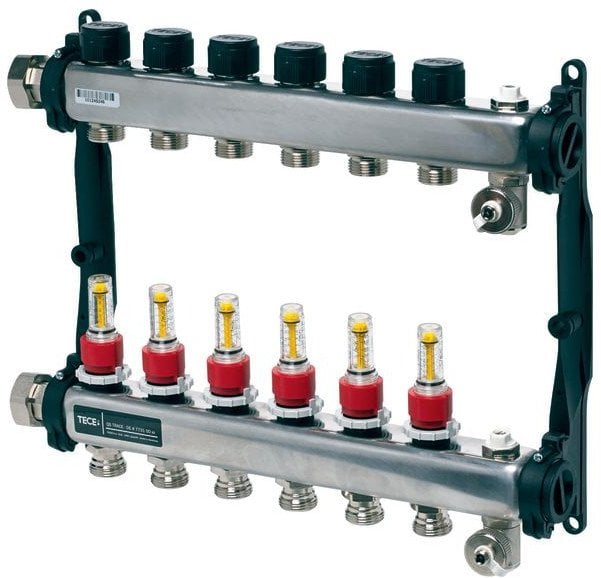 Tece Rozdzielacz stal nierdzewnej 4-sekcje (77310004)