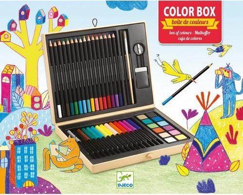 Djeco Djeco - zestaw artystyczny - kredki - mazaki - farby