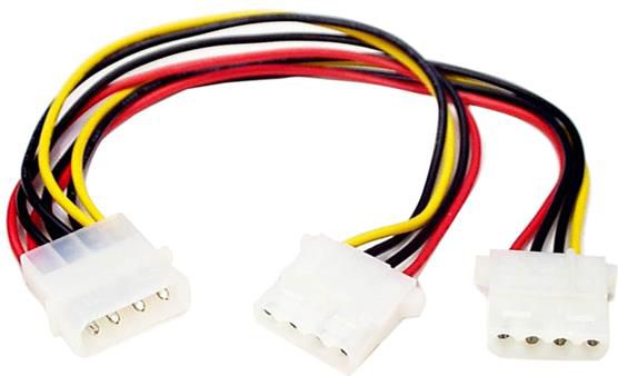 StarTech Molex - Molex x2, 0.23m, Wielokolorowy (PYO2L)