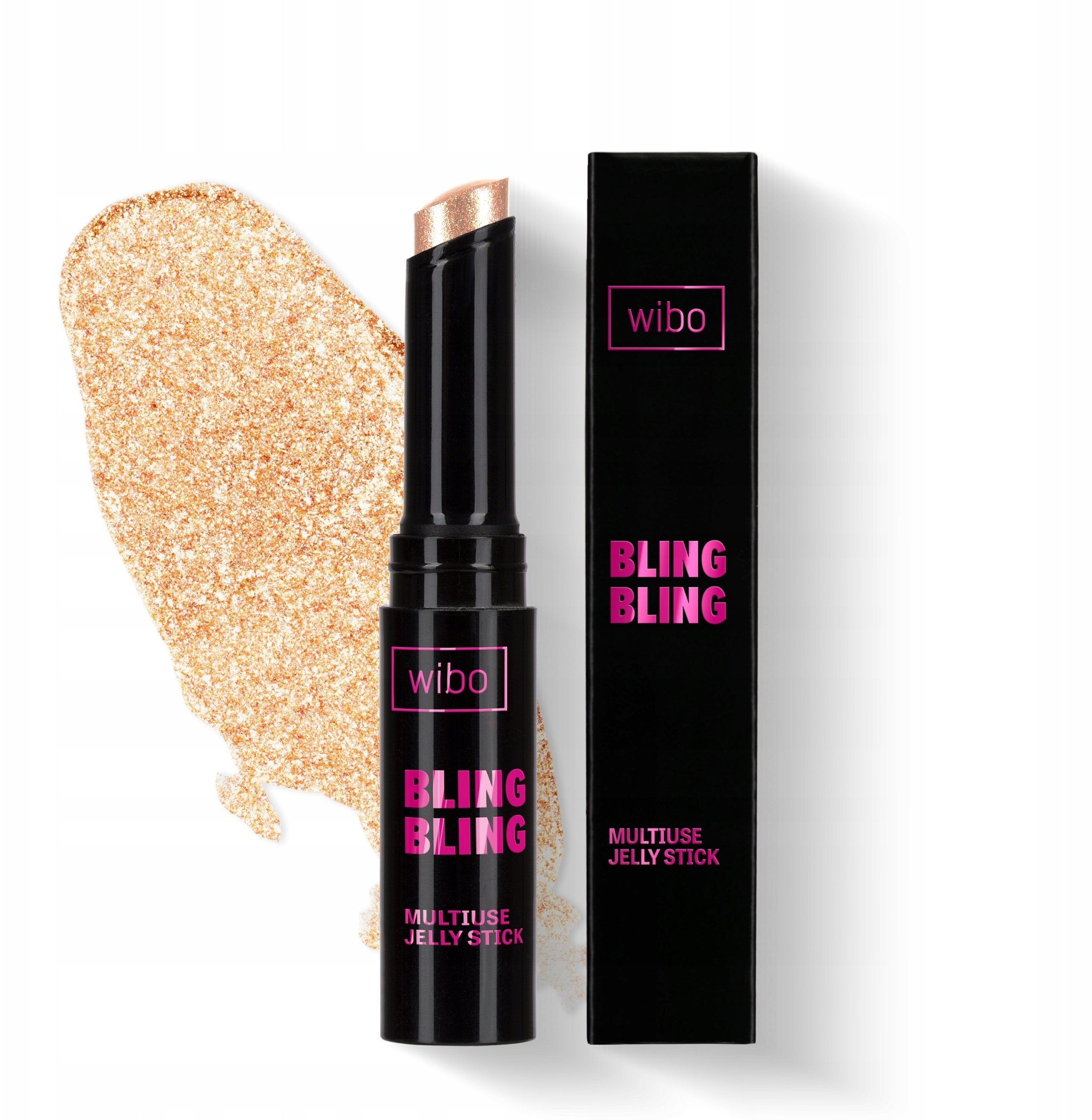 WIBO_Bling Bling rozświetlacz do twarzy w sztyfcie 2 Champagne Diet