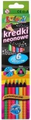 Penmate Kredki Premium Kolori 6 kolorów neon