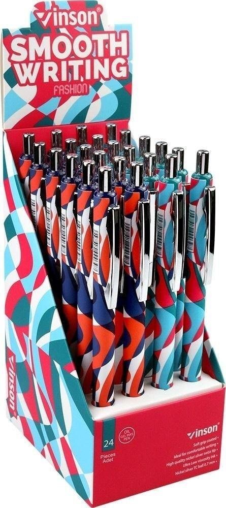 Easy Długopis automat. Fashion K38 niebieski (24szt)