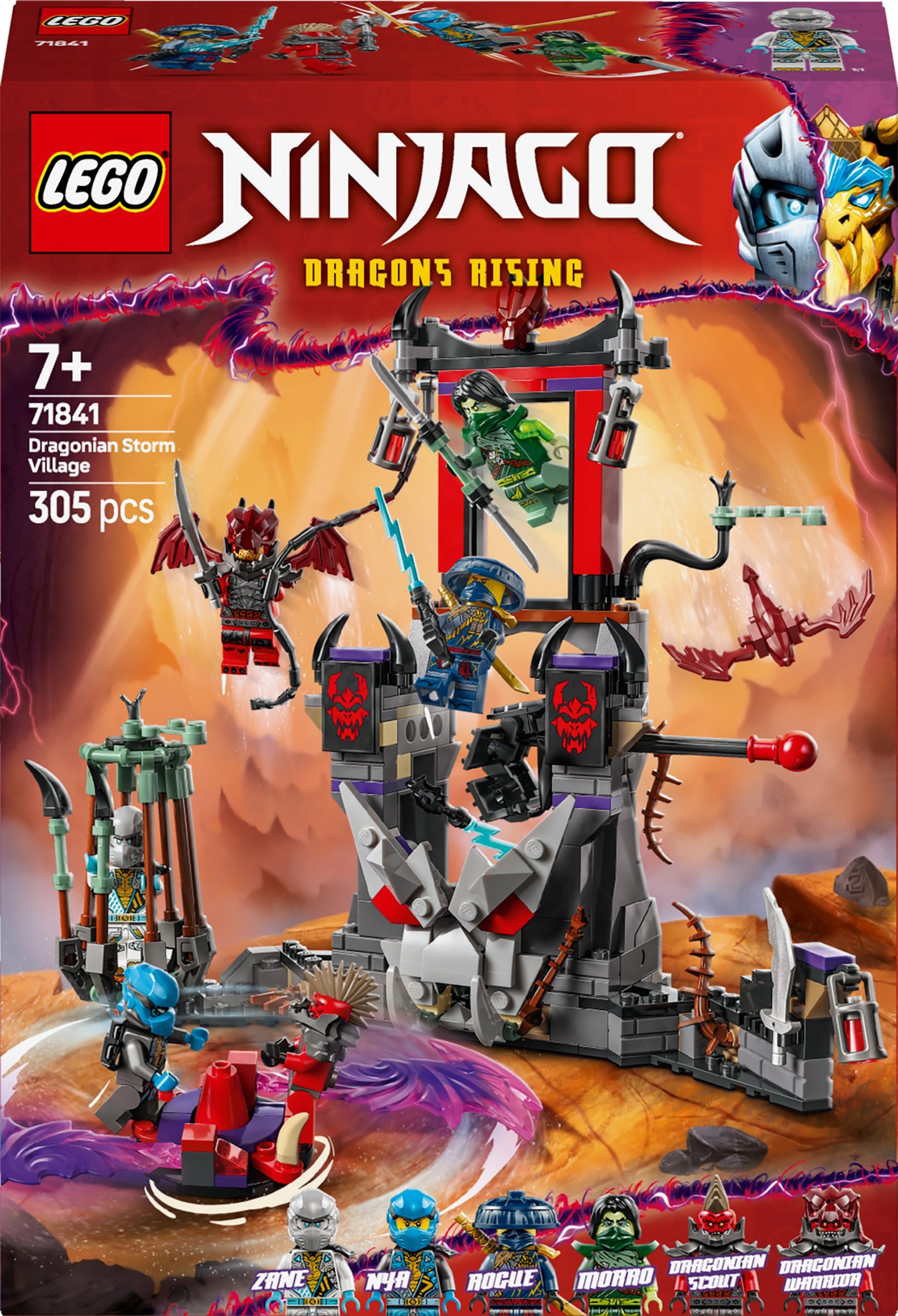 LEGO Ninjago Burzowa wioska Dragonów (71841)