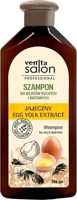 Venita VENITA Salon Professional Szampon Jajeczny do włosów suchych i matowych 500 ml