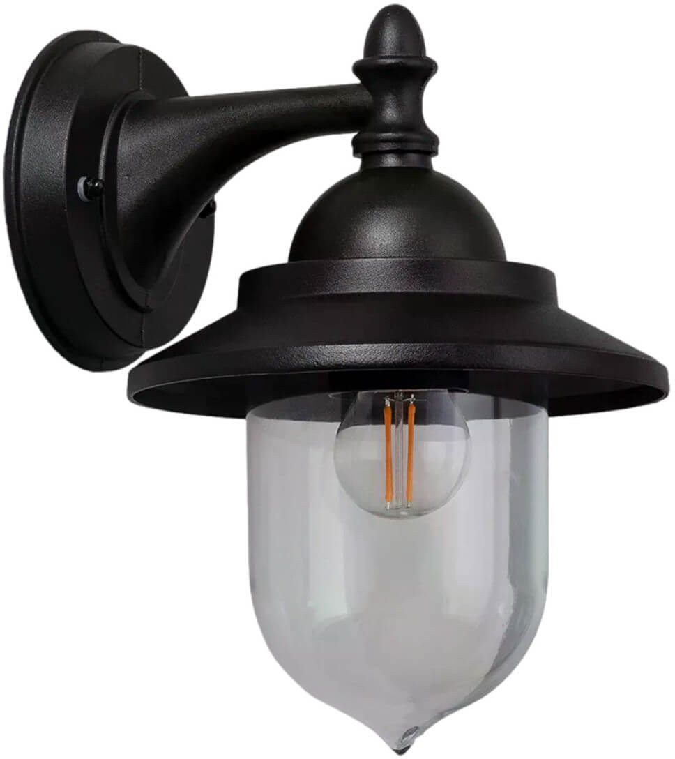 Lampa ścienna Gardena Clasica ABR-KZKGN-C-E27 Abruzzo IP44 latarnia czarny