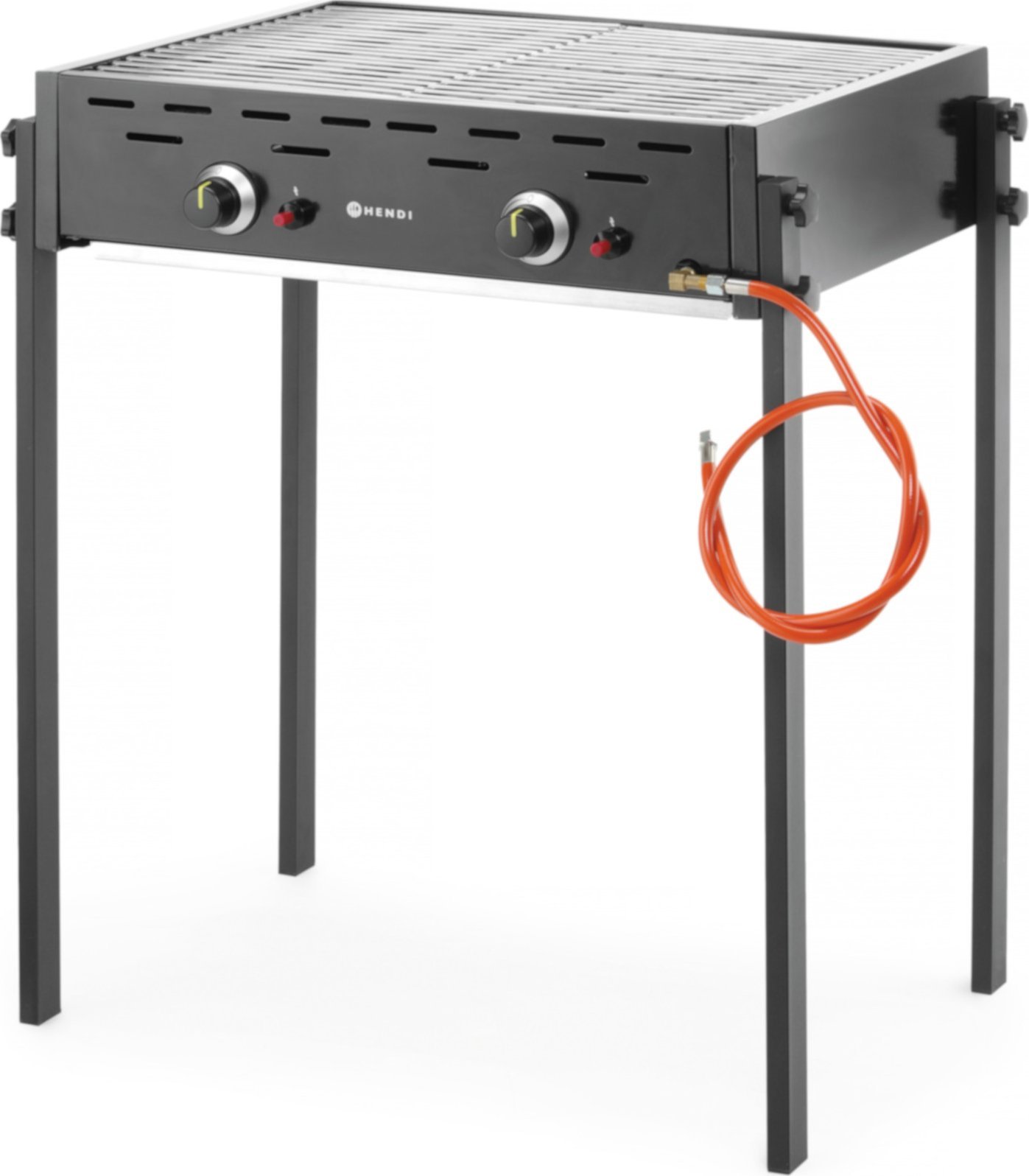 Hendi Grill gazowy MASTER PRO BLACK 790 x 560 mm 11.6 kW Grill gazowy MASTER PRO 790 x 560 x 900 mm 11.6 kW