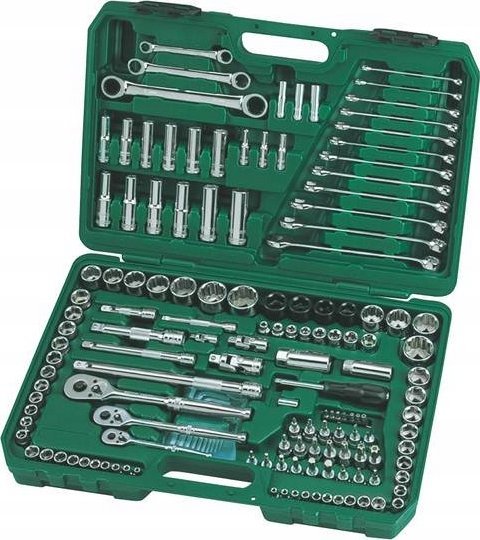 Zestaw narzędzi SATA SATA ZESTAW KLUCZY 150el 1/4" 3/8" 1/2"WALIZKA