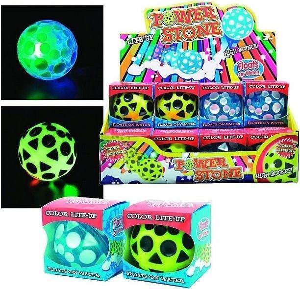 Piłeczka ze światłem 5,5cm MIX