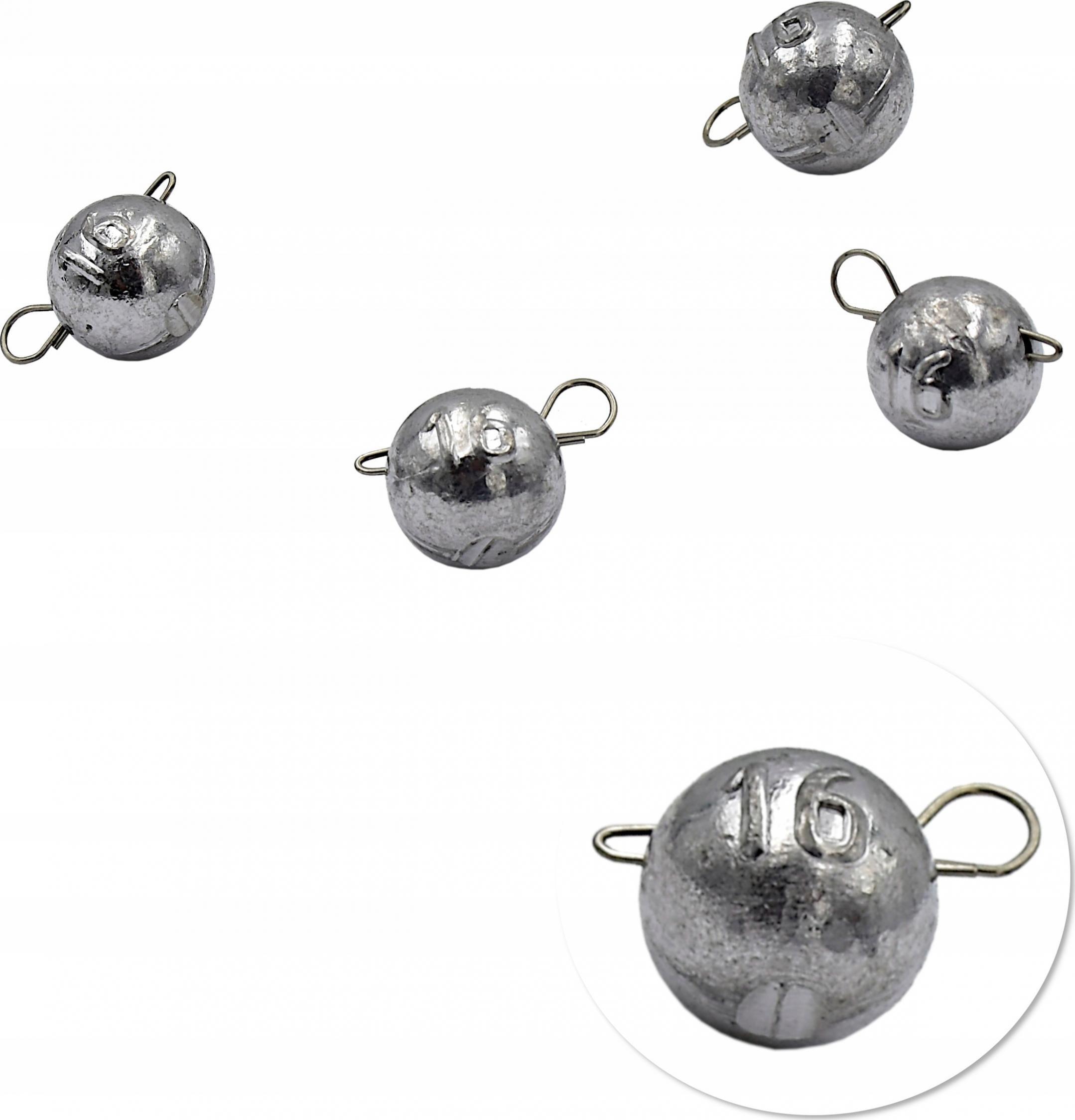 ZHIBO Czeburaszka główka ołowiana składana 16 g - 5 szt