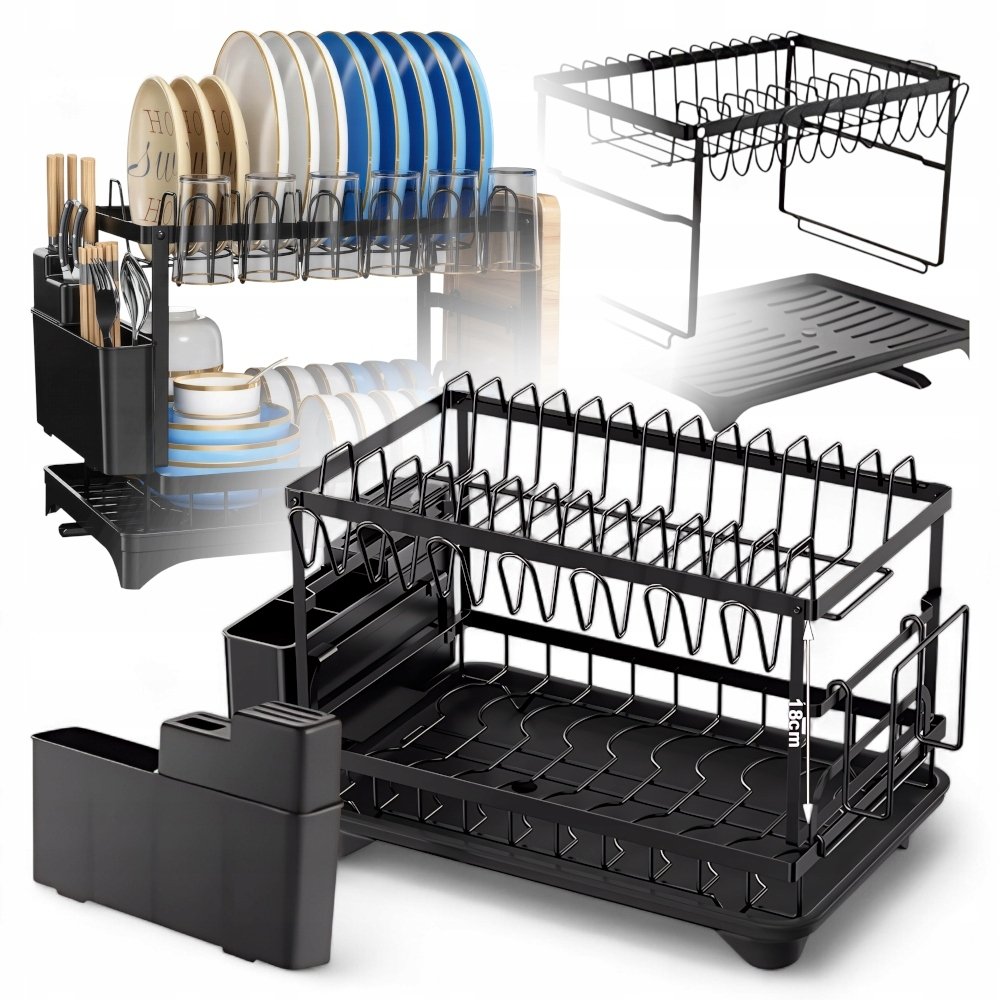 STOJĄCA SUSZARKA DO NACZYŃ DWUPOZIOMOWA KANZA