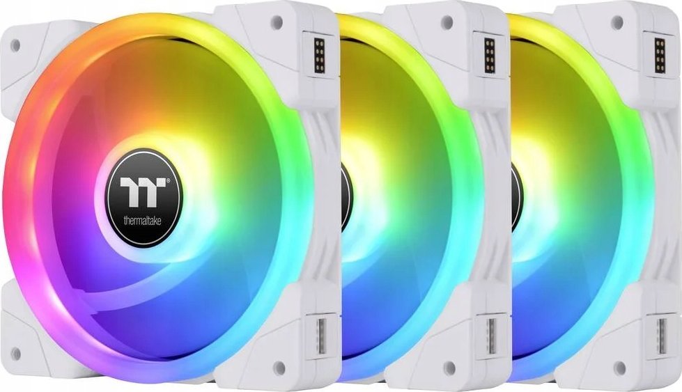 Wentylator Thermaltake SWAFAN EX14 RGB Biały 3-pack (CL-F162-PL14SW-A)