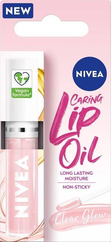 Nivea Caring Lip Oil pielęgnujący olejek do ust Clear Glow 5.5 ml
