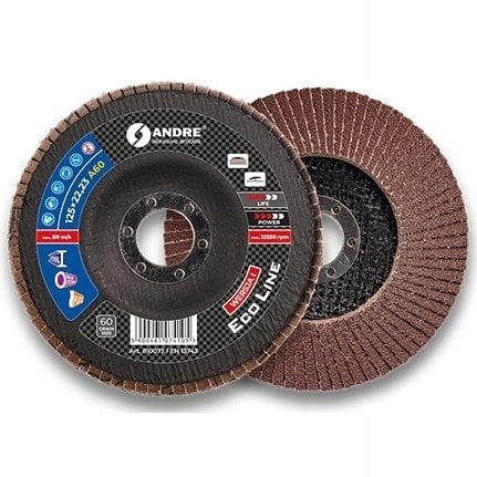 Andre ANDRE ŚCIERNICA LISTKOWA 125mm P80 ECO LINE* WERSJA IV