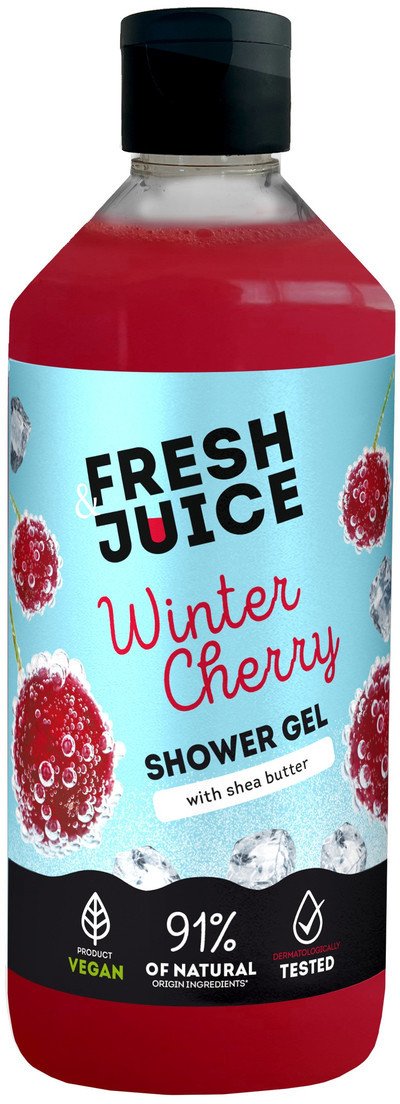 ELFA PHARM FRESH JUICE Żel pod prysznic zimowa wiśnia 473ml