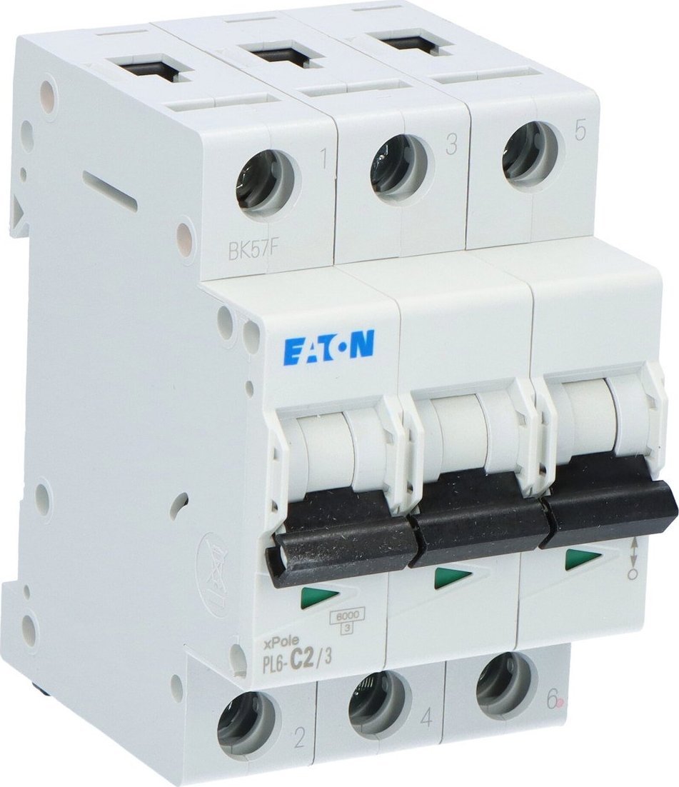 Eaton Wyłącznik nadprądowy 6kA PL6-C2/3