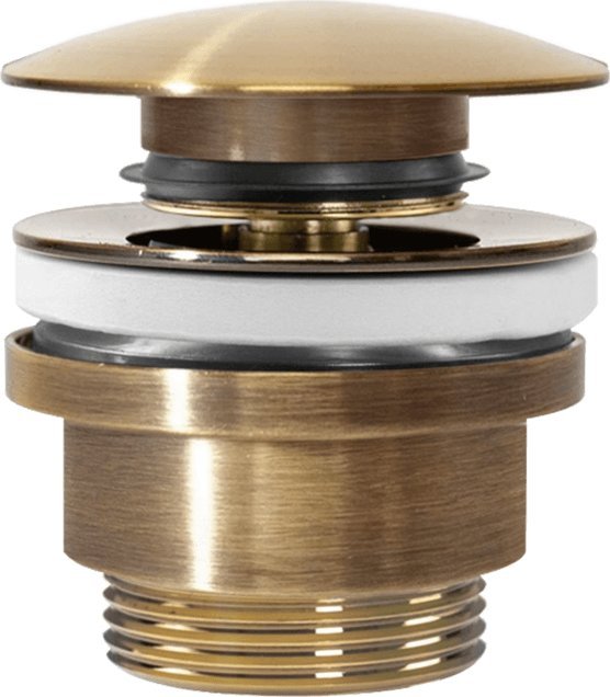 Rea Korek umywalkowy uniwersalny klik-klak Rea Złoty Antyczny