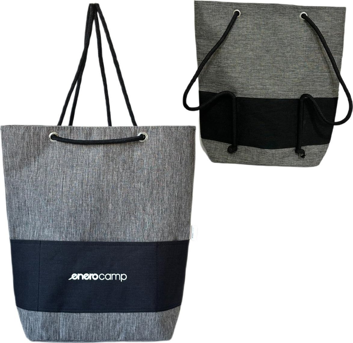 Enero TORBA TERMICZNA PLECAK 2W1 41x14x45CM SZARA 26L ENERO CAMP