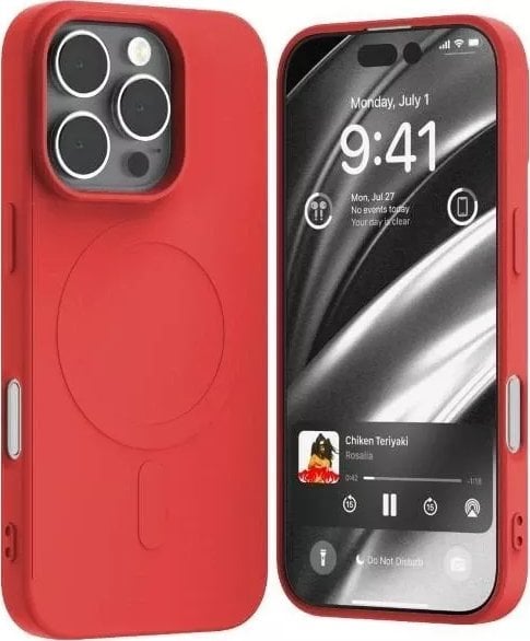Mercury Mercury MagSafe Semi-Silicone iPhone 16 Pro 6,3" czerwony /red