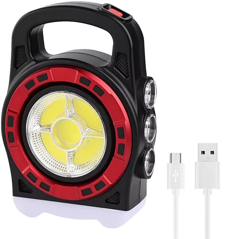 Latarka solarna turystyczna wielofunkcyjna powerbank 4in1 HB-6678 20W