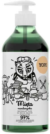 Yope Naturalny płyn do mycia naczyń Mięta i Mandarynka 750 ml