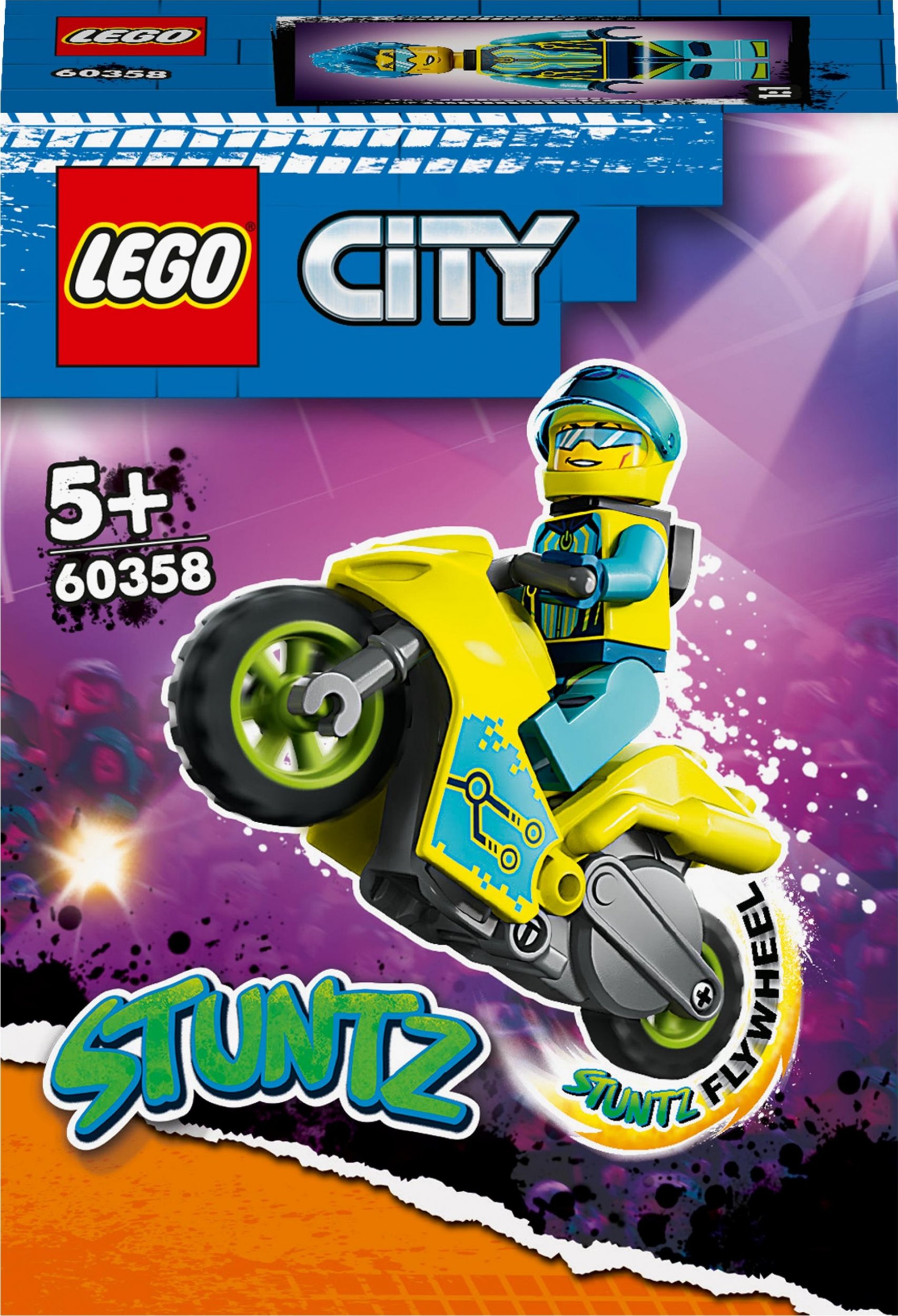 LEGO City Cybermotocykl kaskaderski (60358)