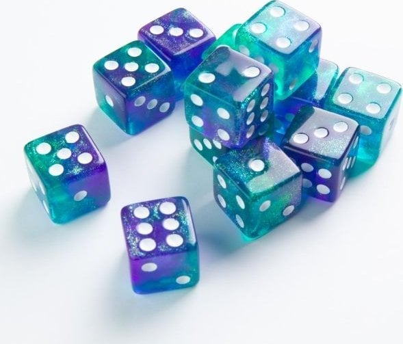 Gamegenic Gamegenic: Galaxy Series - D6 Dice Set (16 mm) - Neptune