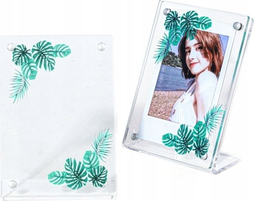 Ramka LoveInstant Ramka Stojąca Do Zdjęć Fuji Fujifilm Instax Mini / Zink / Zielone Liście