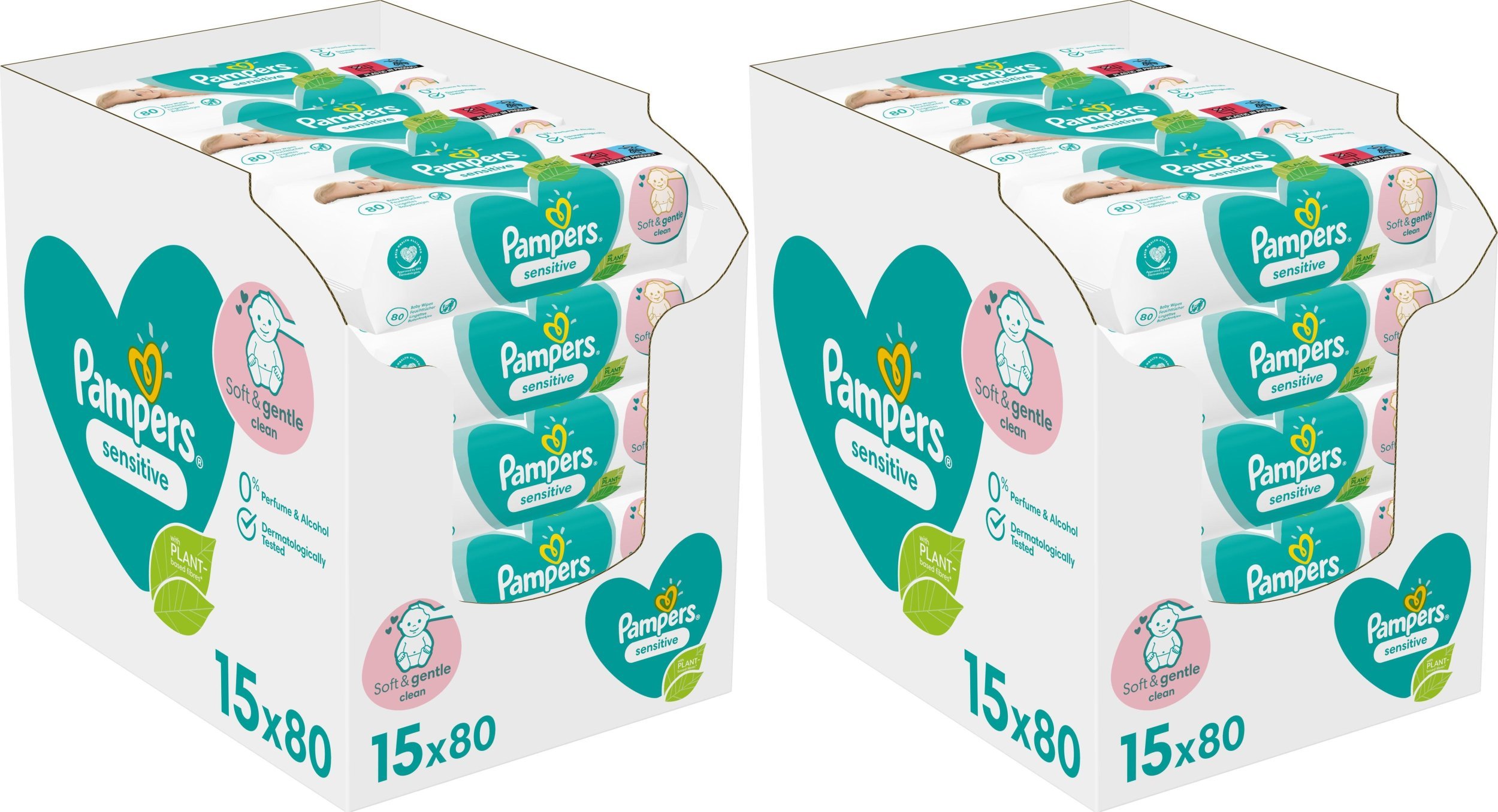Pampers Chusteczki nawilżane Sensitive 30x80szt.