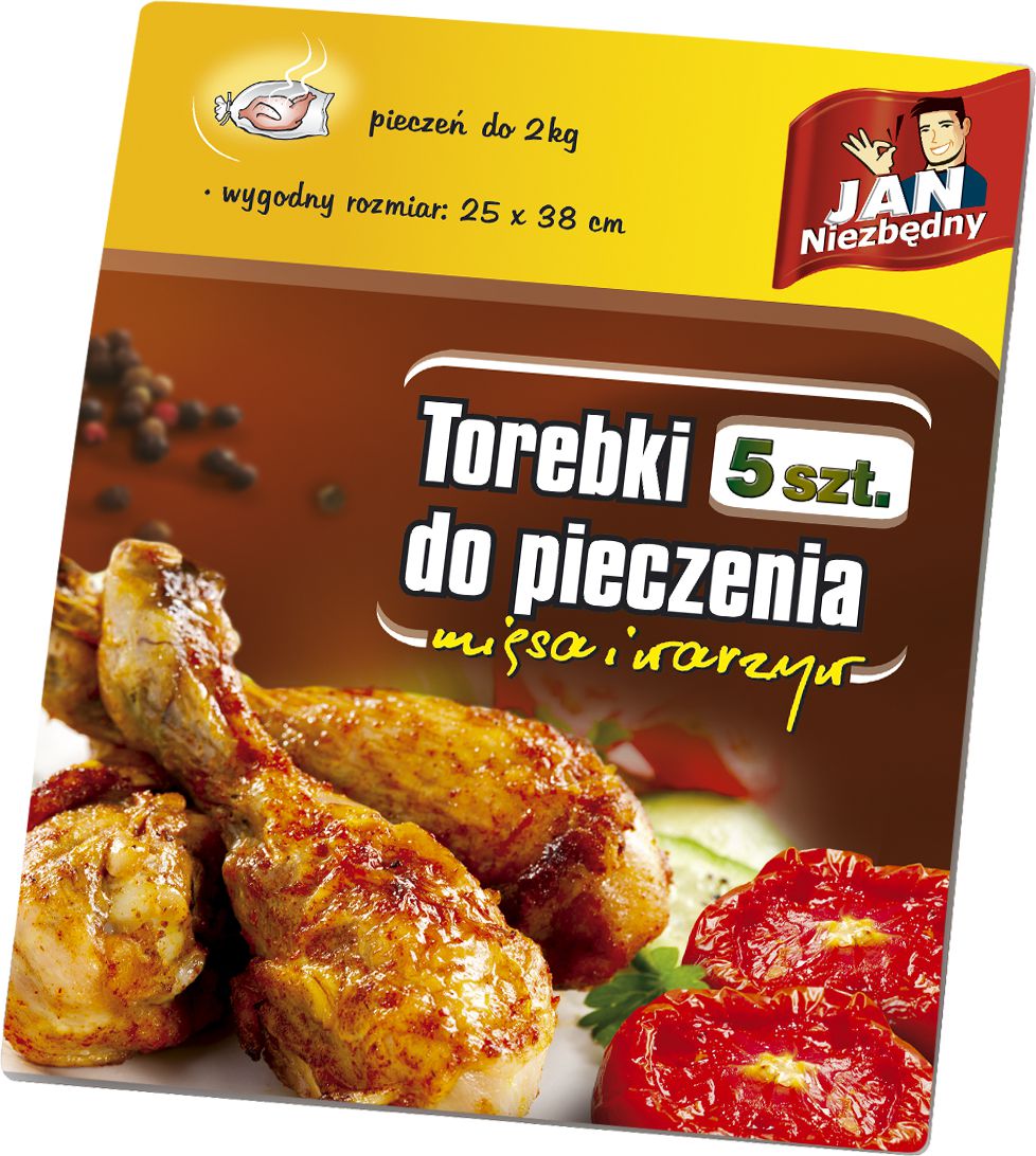 JAN Niezbędny Torebki do pieczenia 25x38cm 5szt (8571007815)