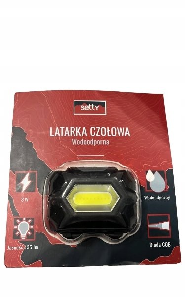 Setty Latarka Czołowa LED - SLC 01