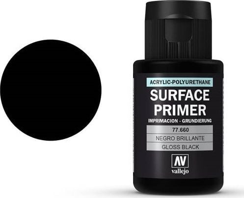 Vallejo Metal Color 77660 Gloss Black Primer uniwersalny