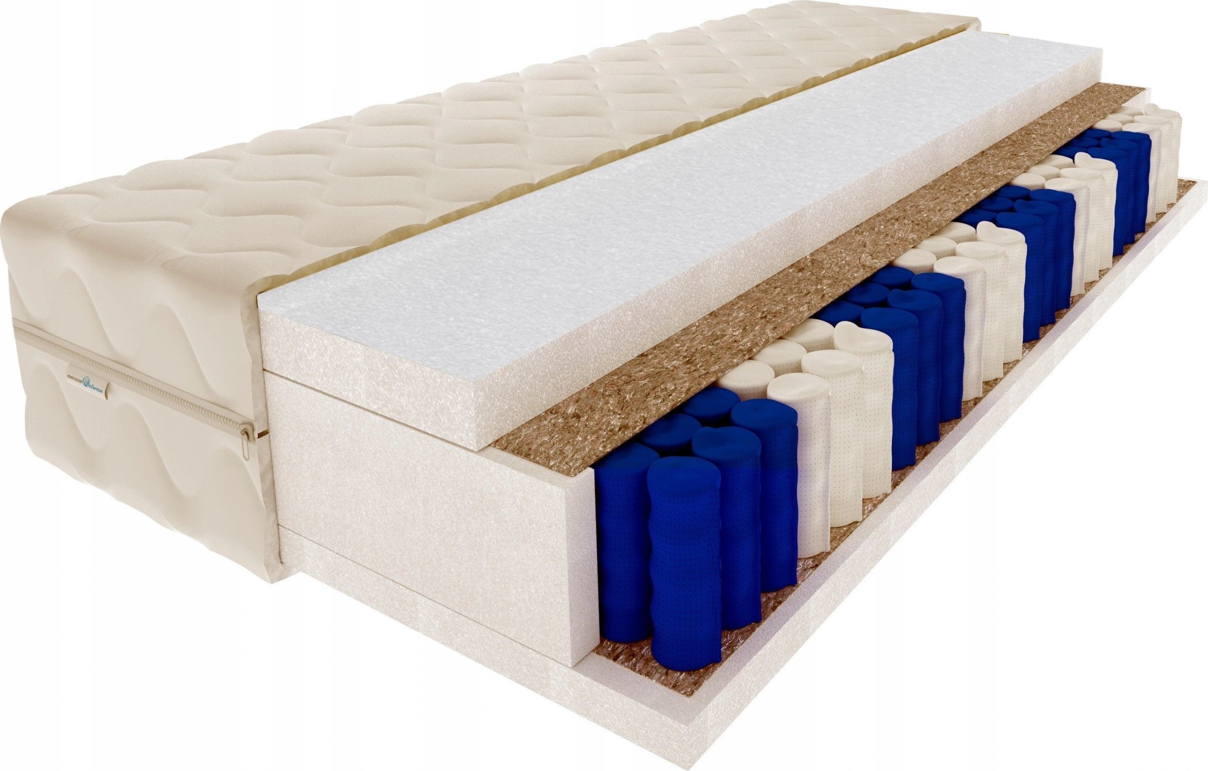 Tompol TINO 70x160x16 cm materac kieszeniowy typu multipocket średniotwardy