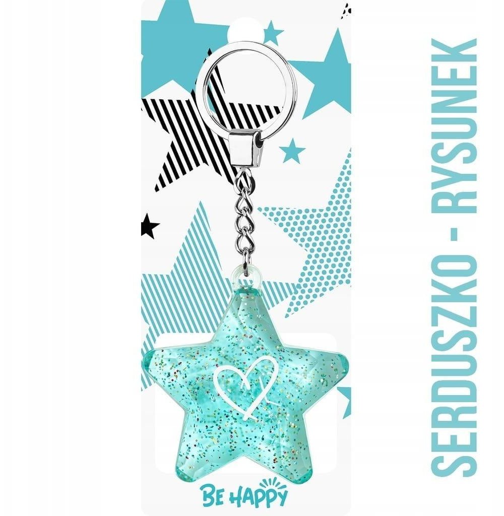 Arpex Brelok Gwiazdka Serduszko
