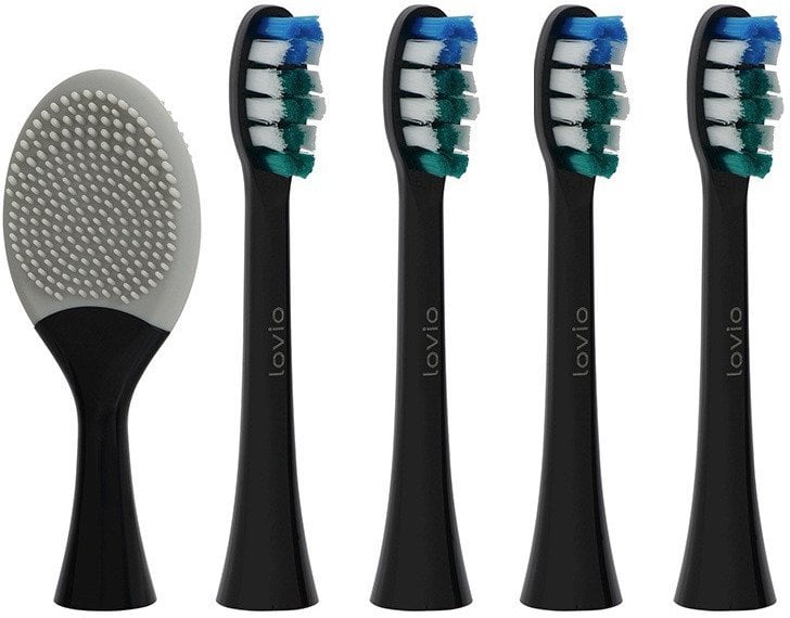 Lovio SonicProtect PRO końcówki do szczoteczki miękkie Czarne LVTB124BK-HS 5szt