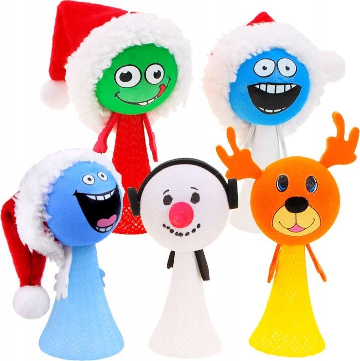 Jokomisiada Elf mikołajowy Skoczek zabawka sprężynka Mikołaj Renifer Bałwan ZA4708
