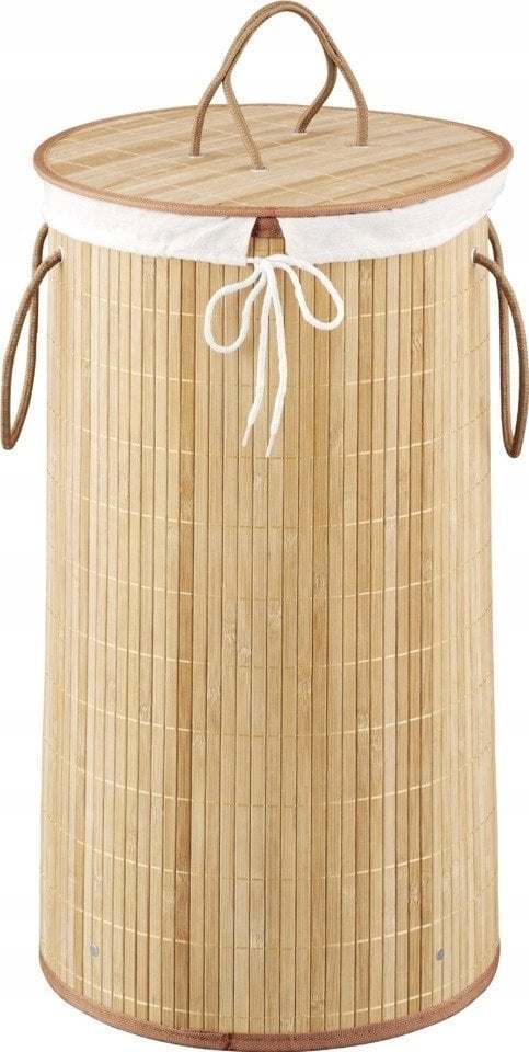 Zeller Bambusowy kosz na pranie, jasny brąz, 55 litrów,kolor jasnobrązowy, ZELLER