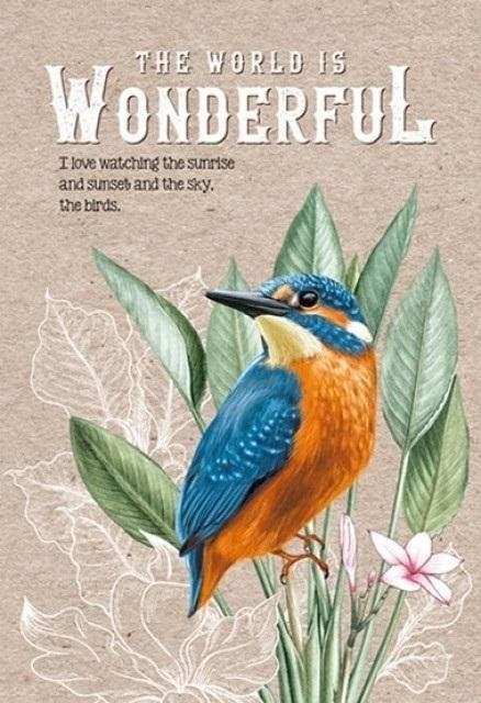 Fresh Notatnik ozdobny 143x210 64K kratka TW Zimorodek