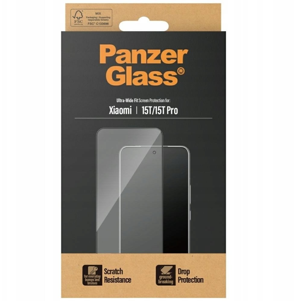 PanzerGlass Szkło hartowane Ultra-Wide Fit do Xiaomi 15T / 15T Pro
