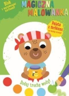 Magiczna malowanka z farbkami Miś EDUKAMP