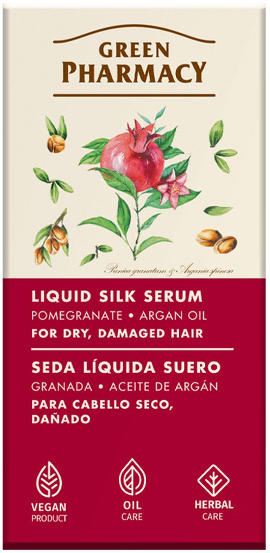 Green Pharmacy Serum do włosów suchych i zniszczonych Jedwab w Płynie 30ml