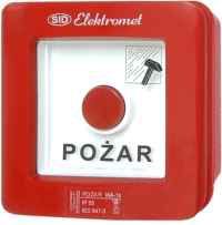 Elektromet Ręczny ostrzegacz pożarowy 2Z 12A NO-NO IP65 WPp-2s ROP A (921552)