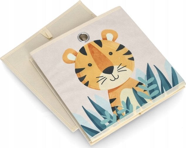 Zeller Tekstylne pudełko ze zwierzątkiem, 28 x 28 x 28 cm