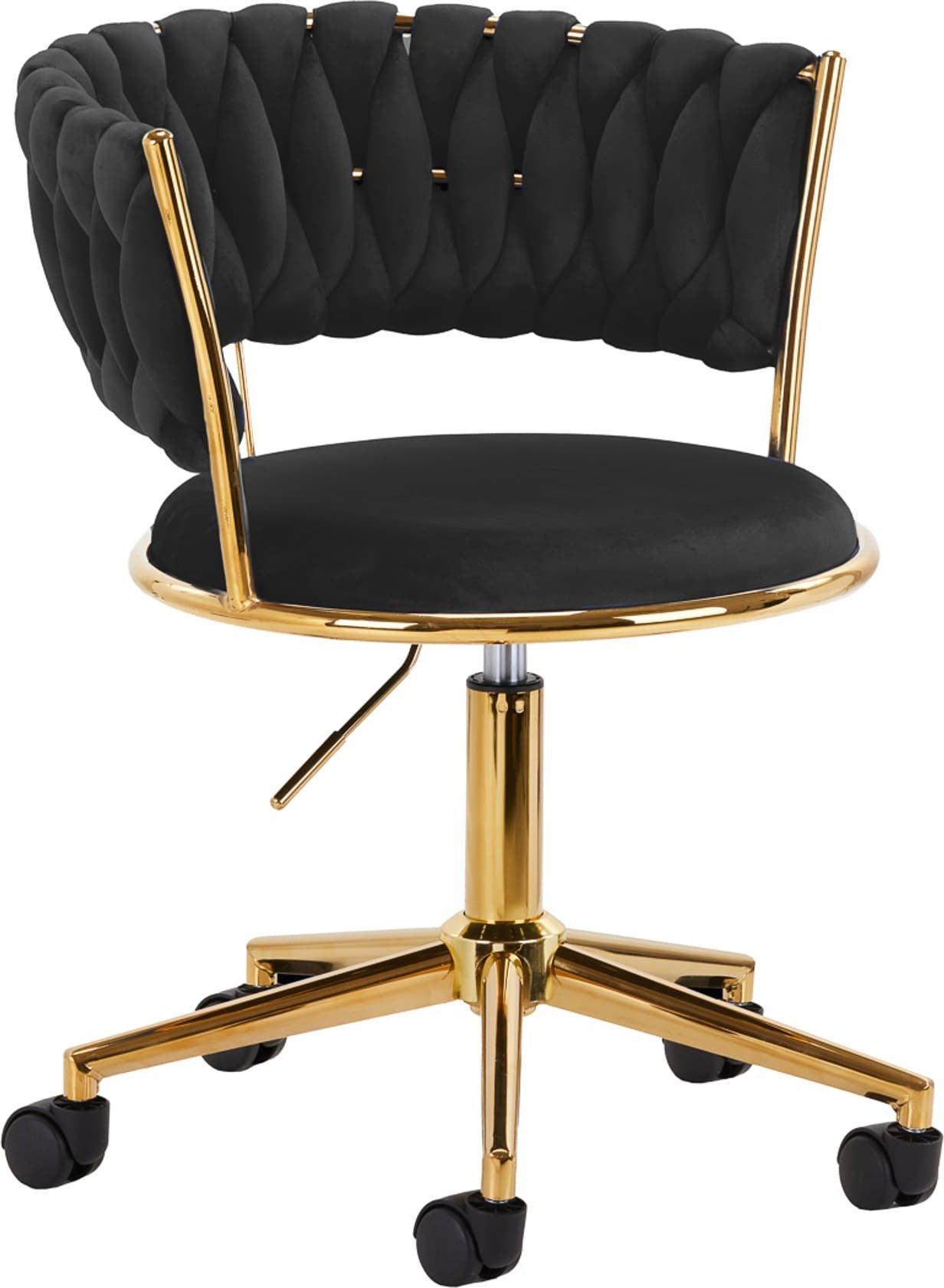 Activeshop 4Rico krzesło obrotowe QS-GW01G aksamit czarne