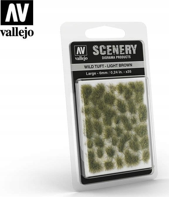 Vallejo Vallejo: Scenery - Wild Tuft - Light Brown (6)x35
