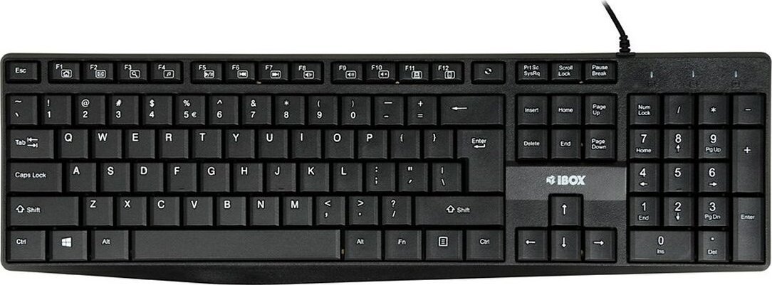 IBOX KLAWIATURA PRZEWODOWA ERIS BLACK