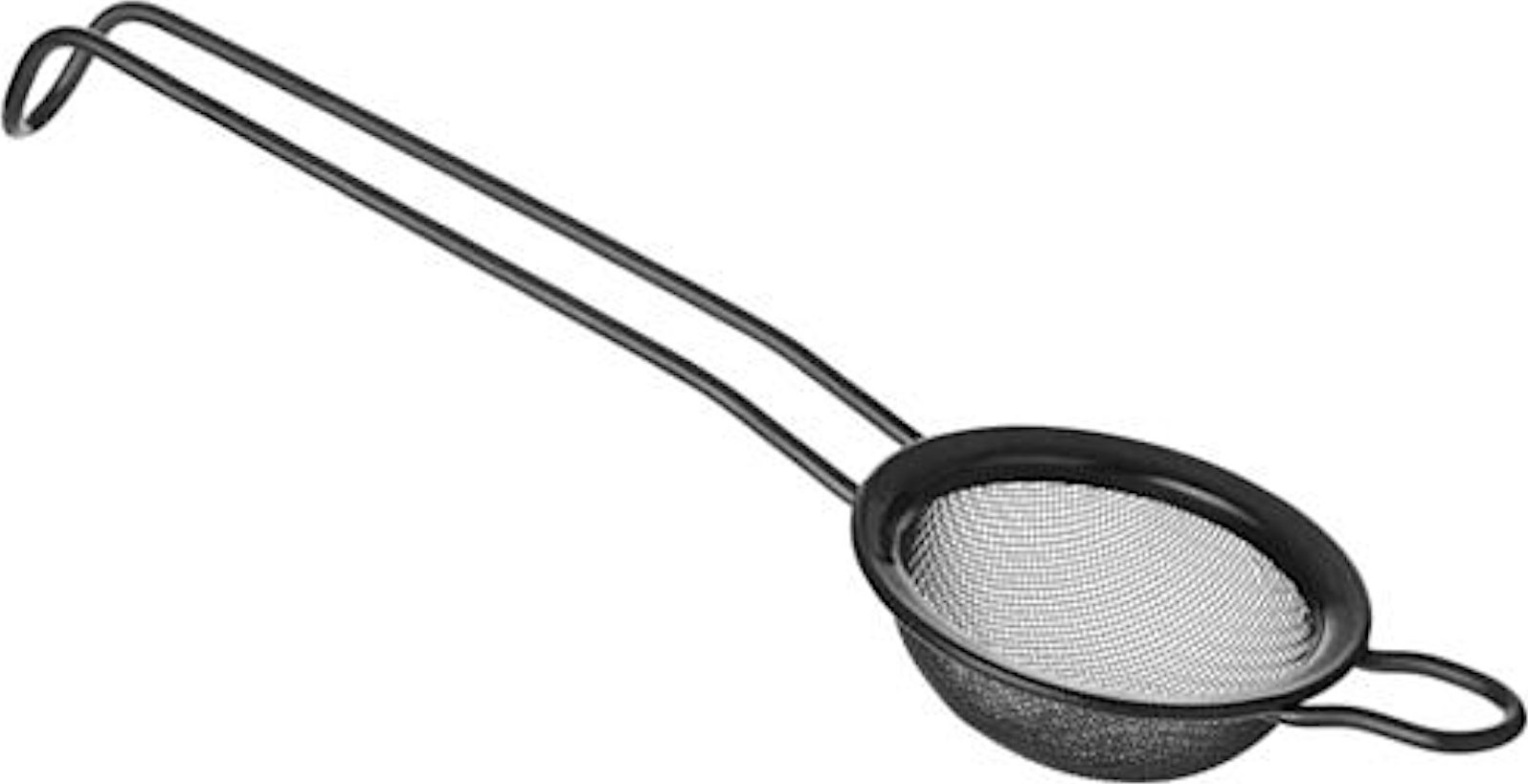 Bar Up Sitko barmańskie do drinków koktajli stalowe śr. 65 mm czarne Sitko barmańskie do drinków koktajli stalowe śr. 65 mm czarne