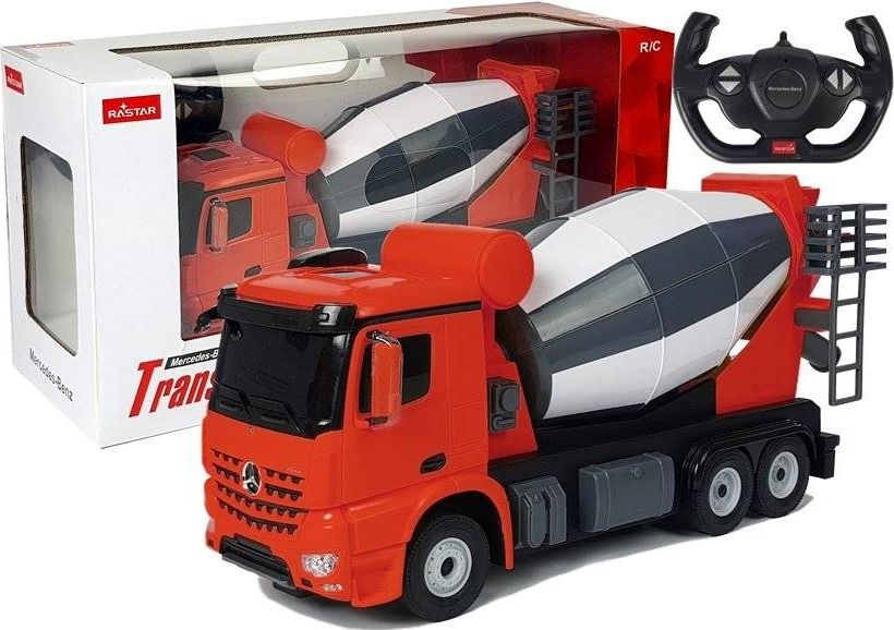 Rastar Auto R/C Mercedes-Benz Arocs Rastar 1:14 Czerwone na Pilota