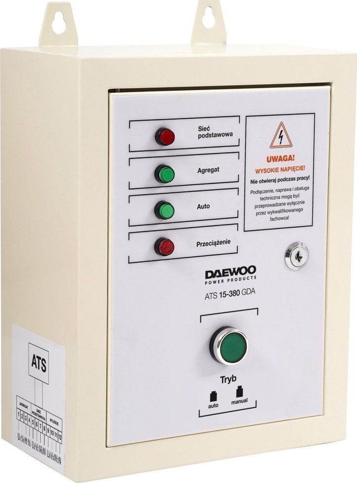 Daewoo DAEWOO ATS 15-380GDA MODUŁ AUTOMATYKI SZR AUTOMATYKA DO AGREGATÓW